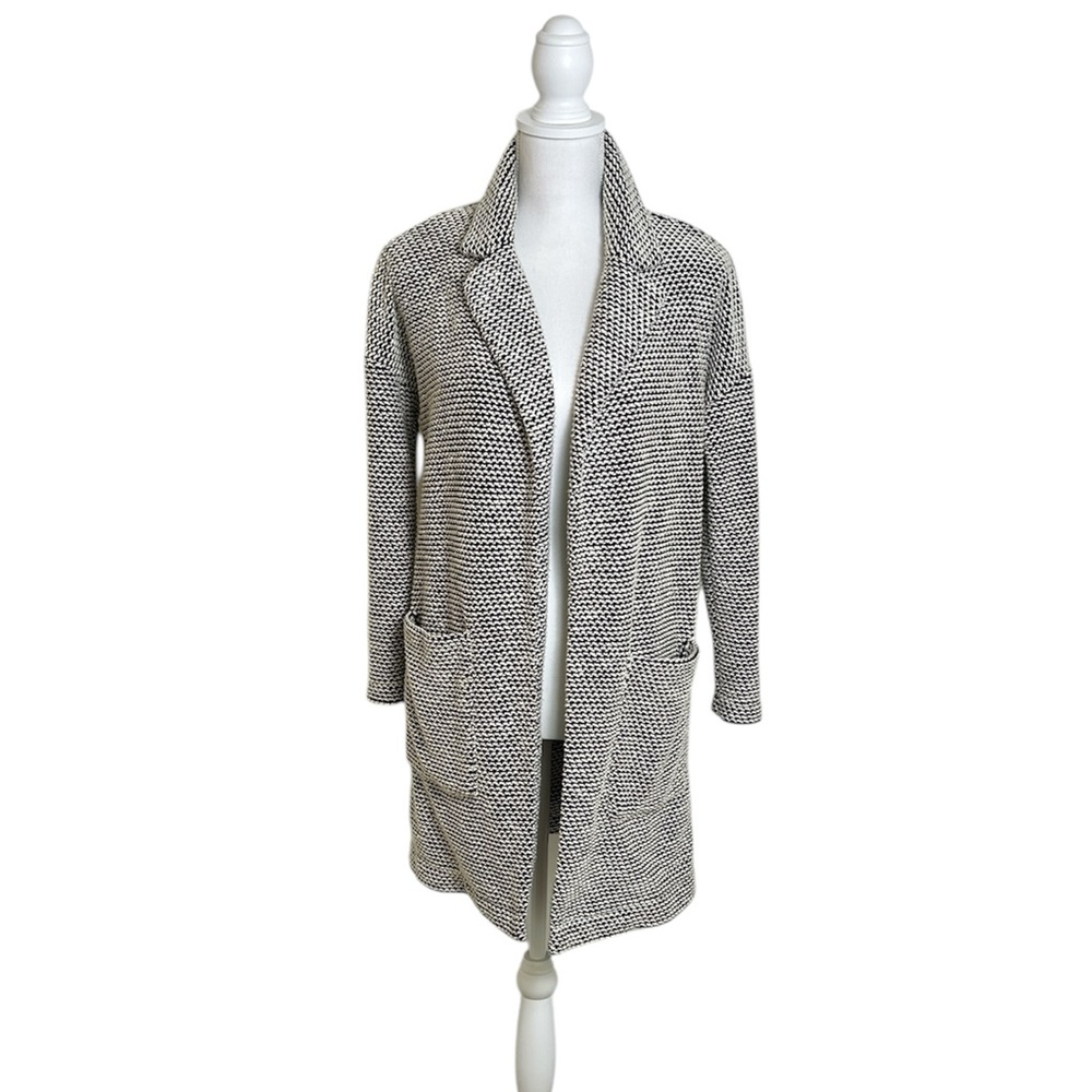 Marine Layer Size XS Cozy Birdseye Long Open Front Cardigan